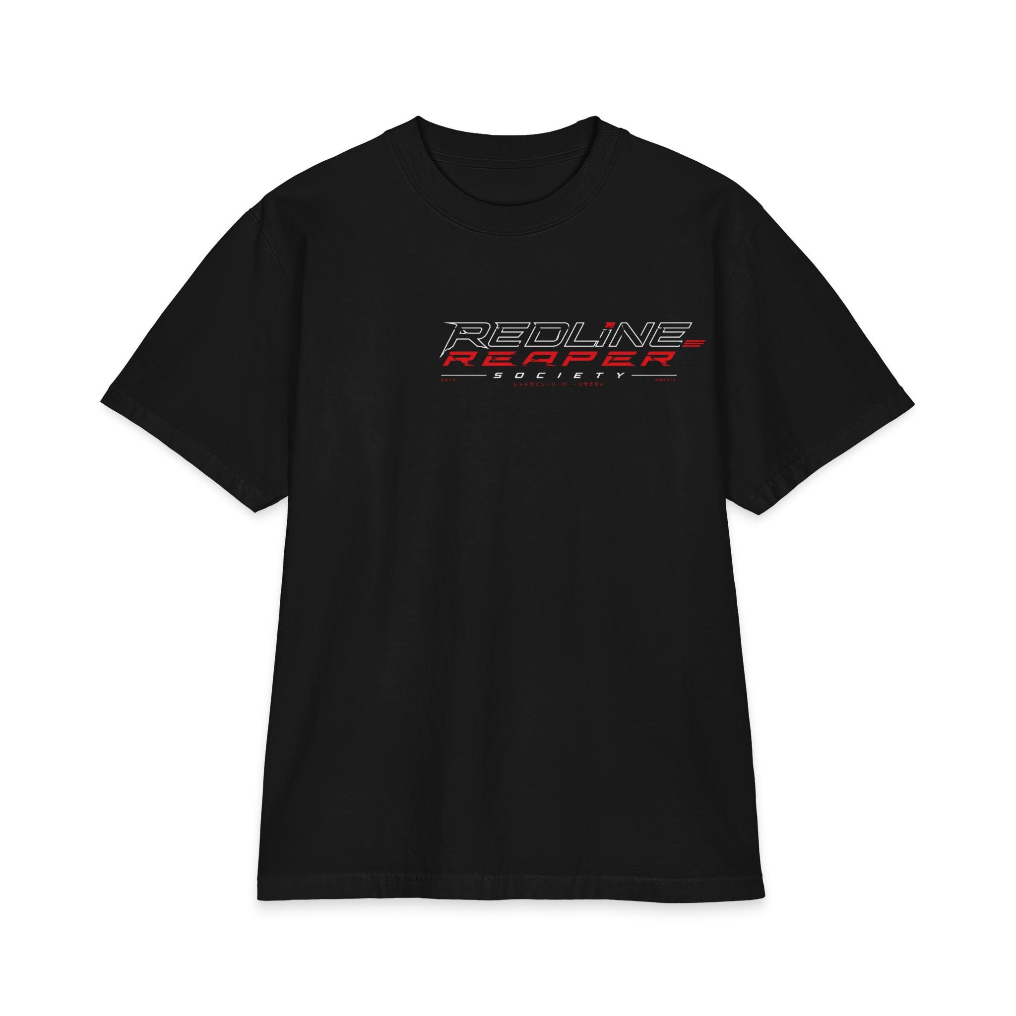 Demon Camber T-Shirt — Red Oni Skull Racing Graphic Tee