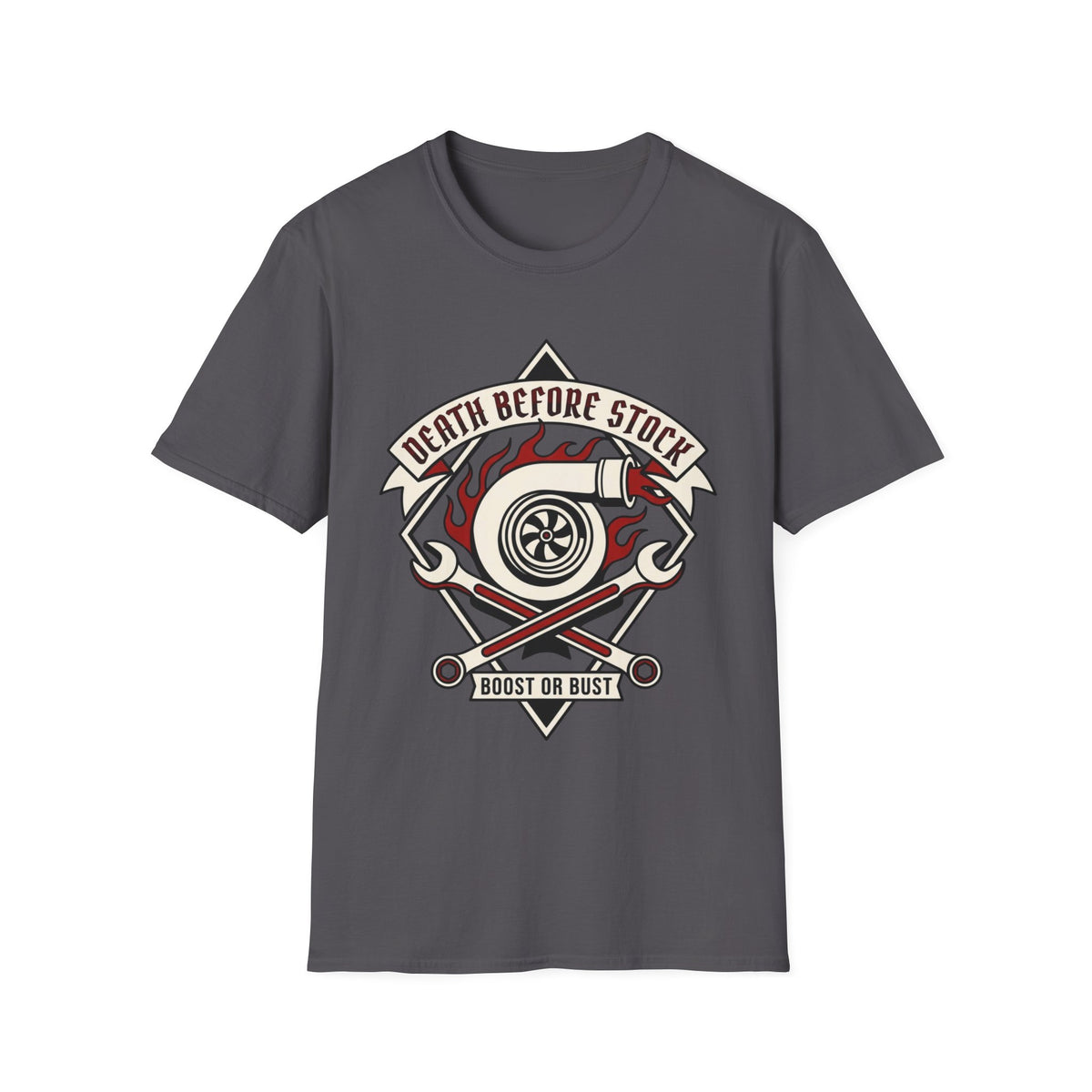 Death Before Stock Turbo T-Shirt