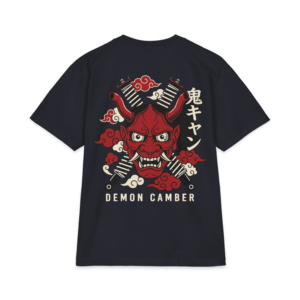 Demon Camber T-Shirt — Red Oni Skull Racing Graphic Tee