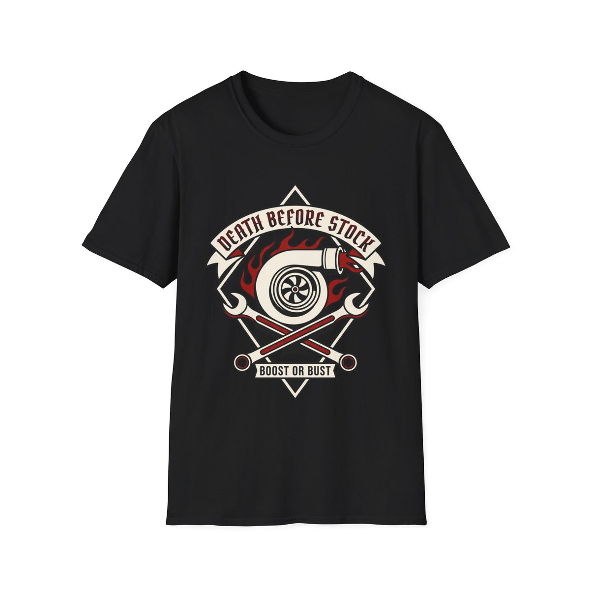 Death Before Stock Turbo T-Shirt