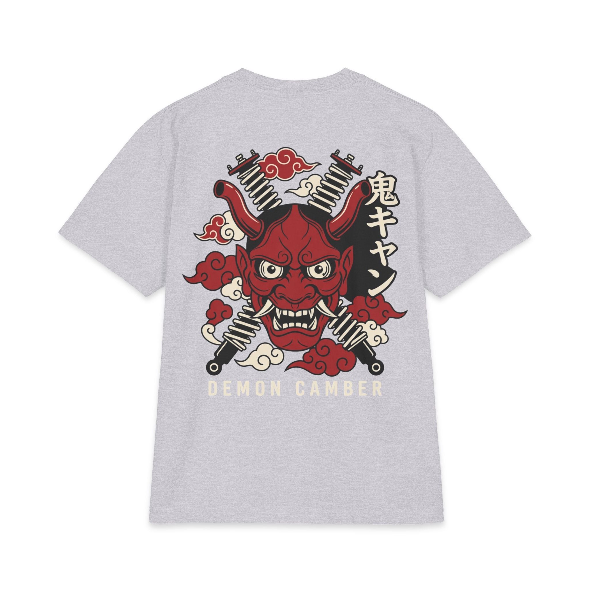 Demon Camber T-Shirt — Red Oni Skull Racing Graphic Tee