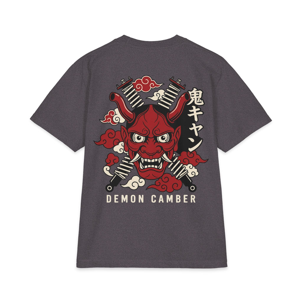 Demon Camber T-Shirt — Red Oni Skull Racing Graphic Tee
