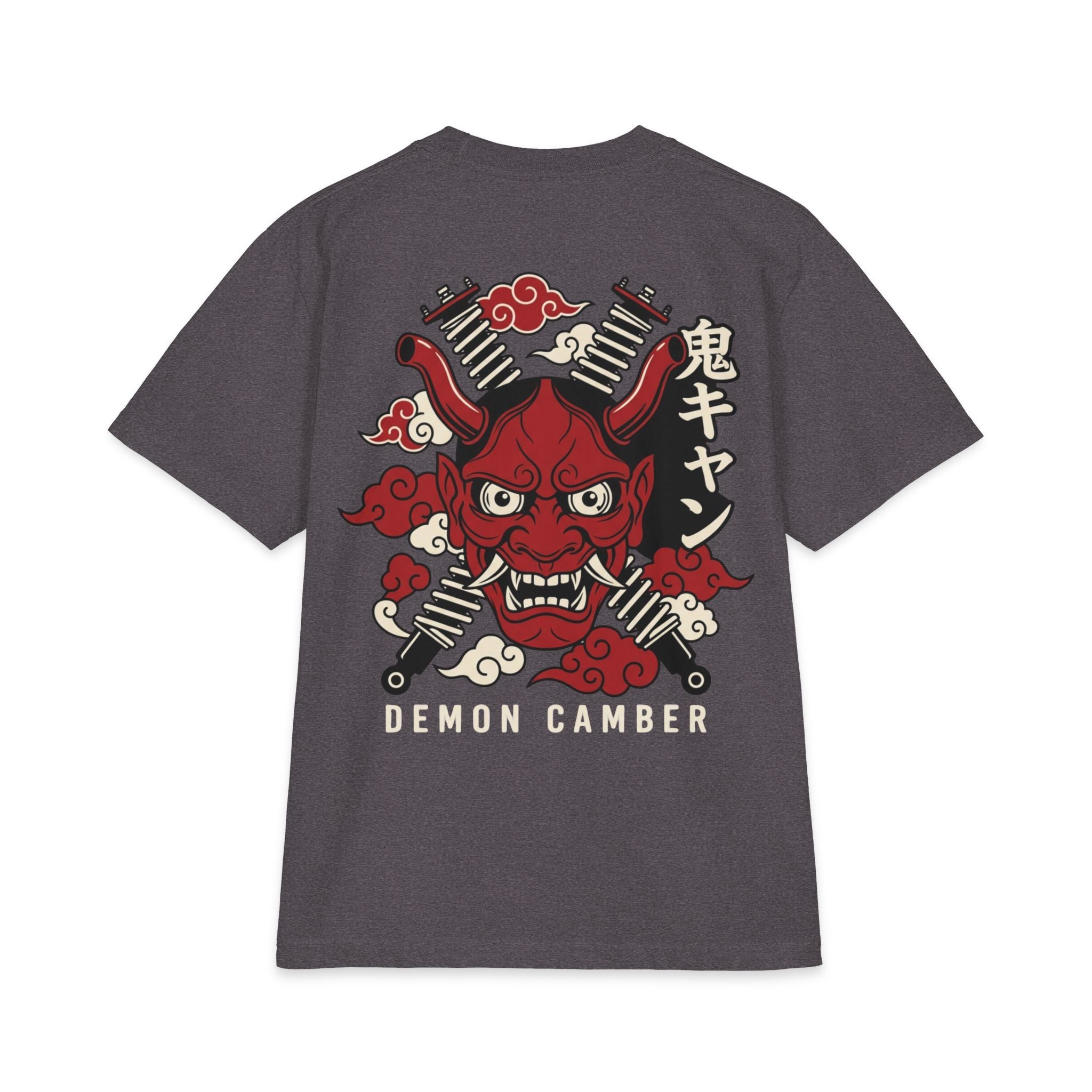 Demon Camber T-Shirt — Red Oni Skull Racing Graphic Tee