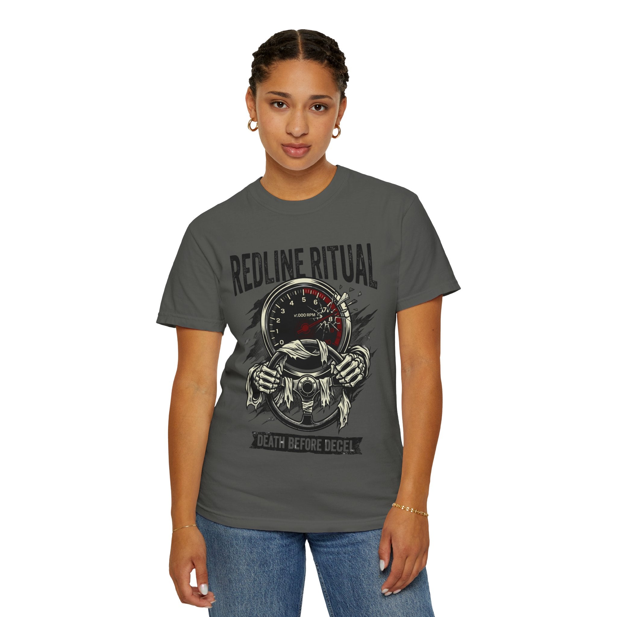 Redline Ritual 'Death Before Decel' Racing T-Shirt