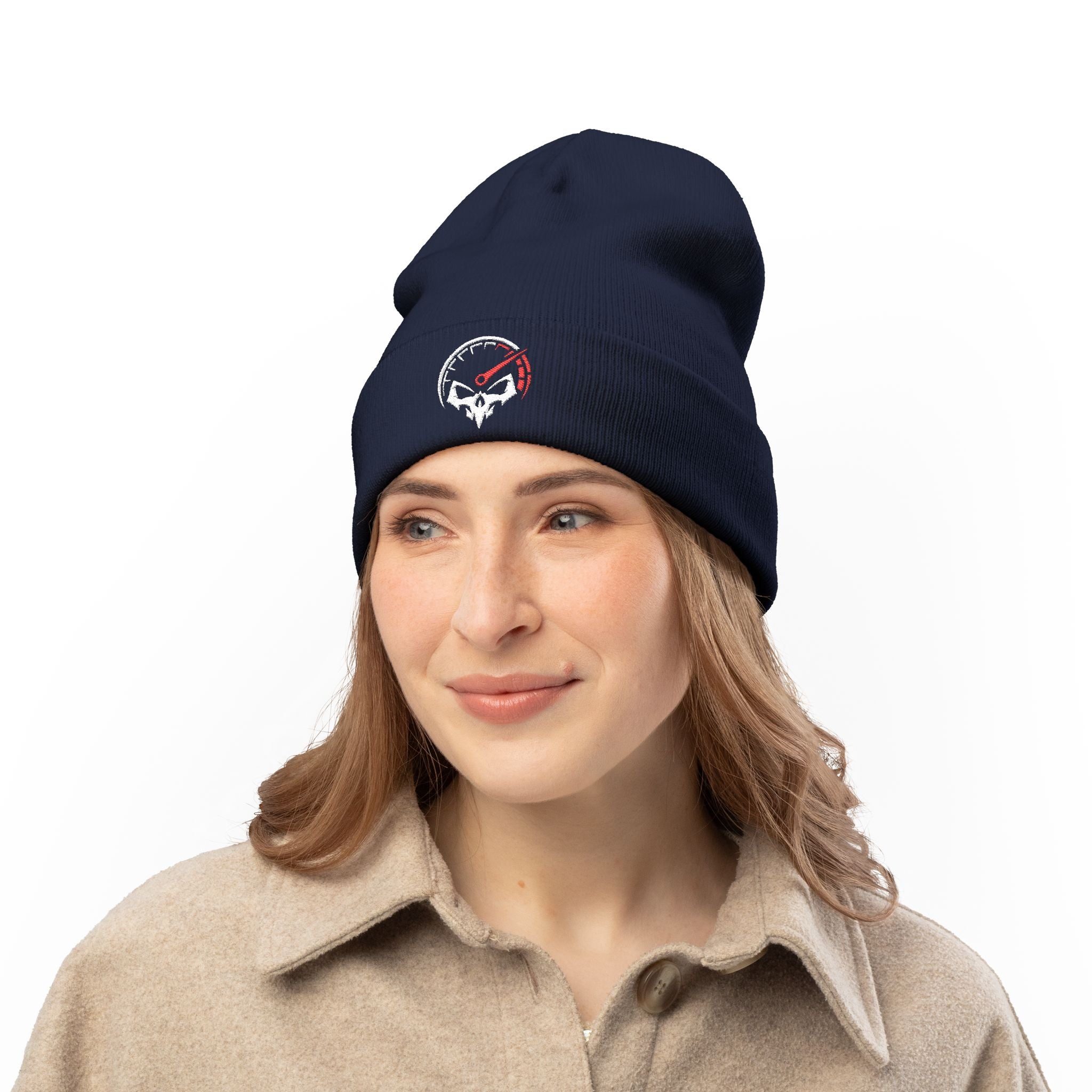 Speed Skull Knit Beanie
