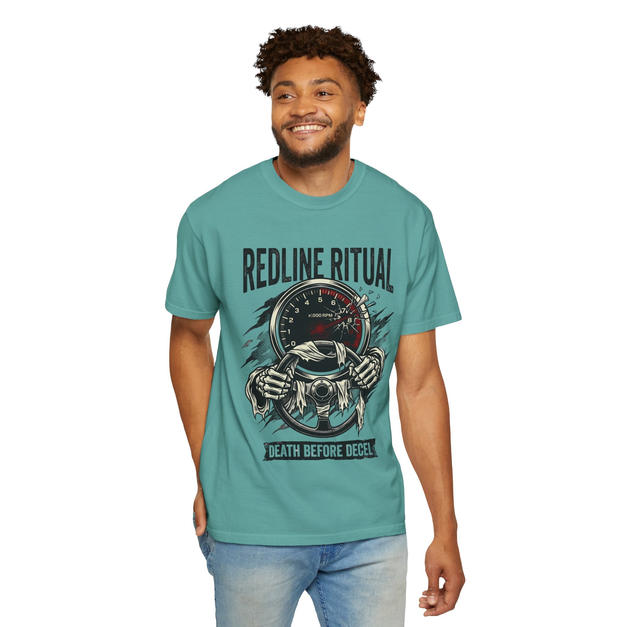 Redline Ritual 'Death Before Decel' Racing T-Shirt